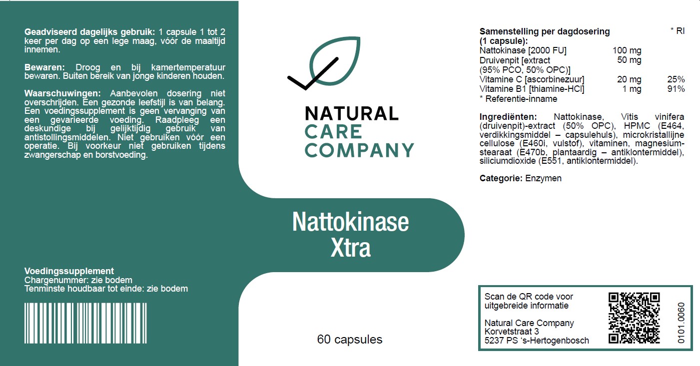 Nattokinase Xtra - Afbeelding 2