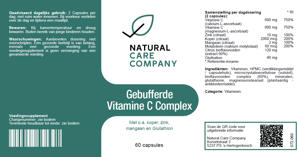 Gebufferde Vitamine C Complex - Afbeelding 5
